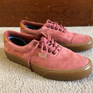 Red Ochre Suede Men Vans